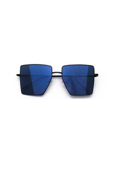Jaxyn Black Square Lens Iconic Sunglasses