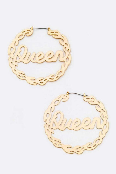 QUEEN Iconic Hoop Earrings