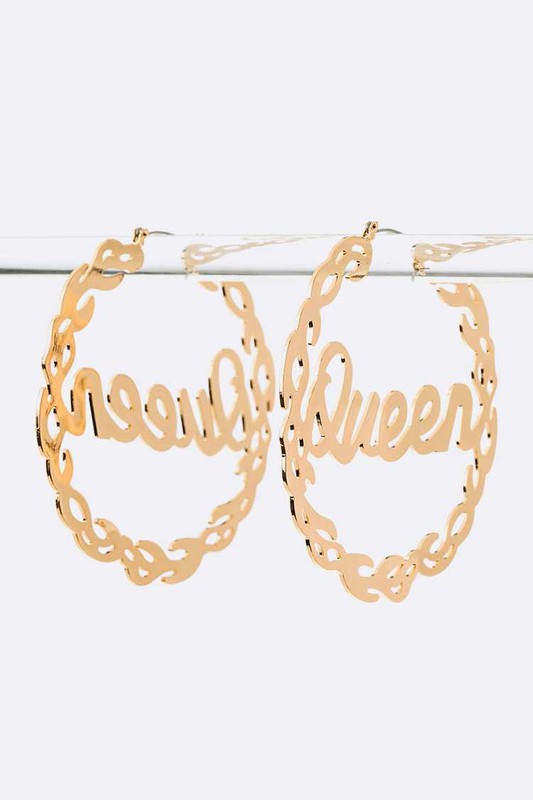 QUEEN Iconic Hoop Earrings