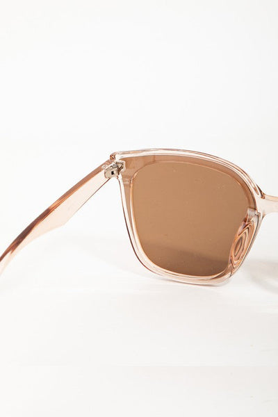 Marnie Grey Large Wayfarer Frame Sunglasses