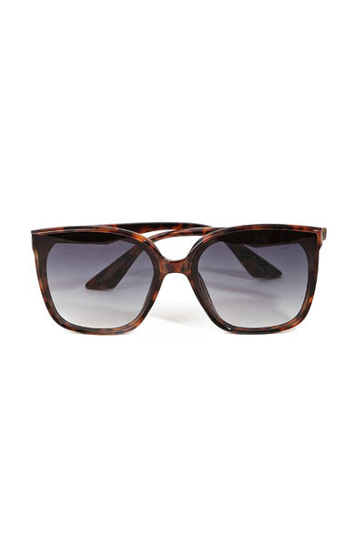 Marnie Tortoise Large Wayfarer Frame Sunglasses