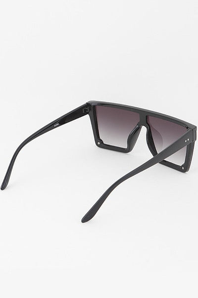 Annabel Black Gradient Lens Straight Bolted Sunglasses