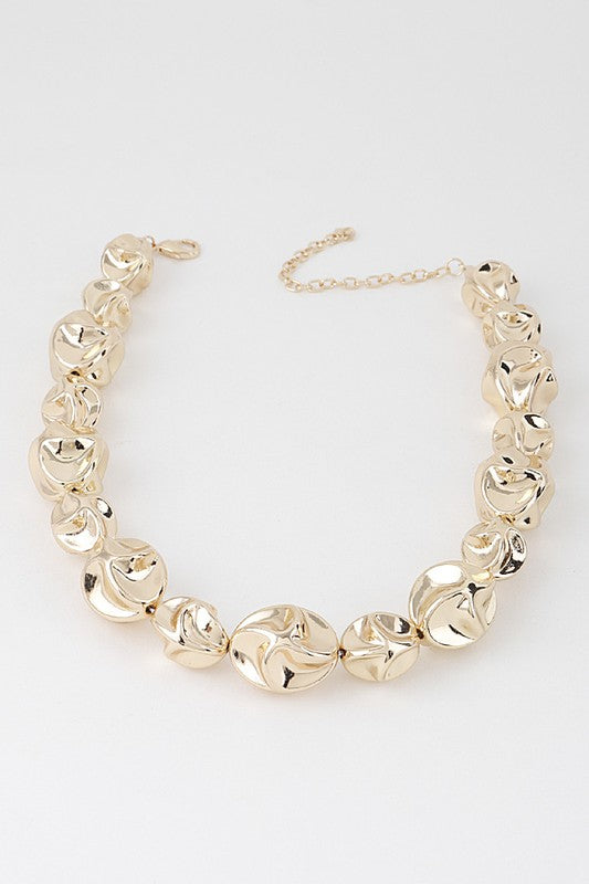 Sania Gold Collision Necklace