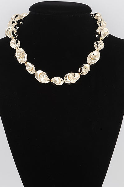 Sania Gold Collision Necklace