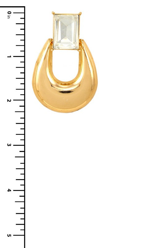 Giana Door Knocker Statement Earrings