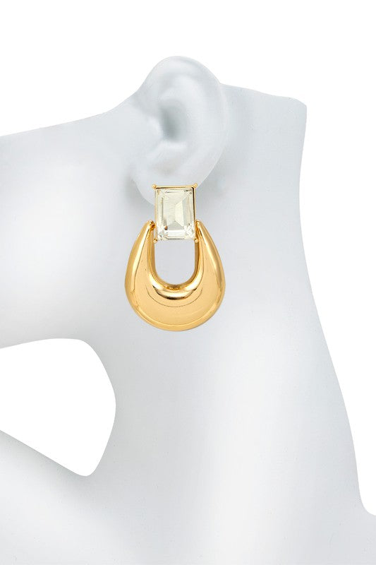 Giana Door Knocker Statement Earrings