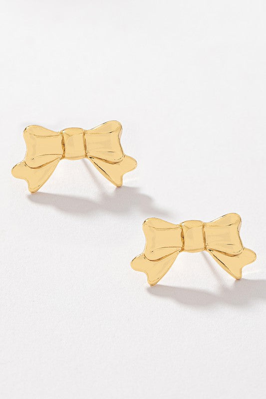 Hunter Bow Tie Stud Earrings