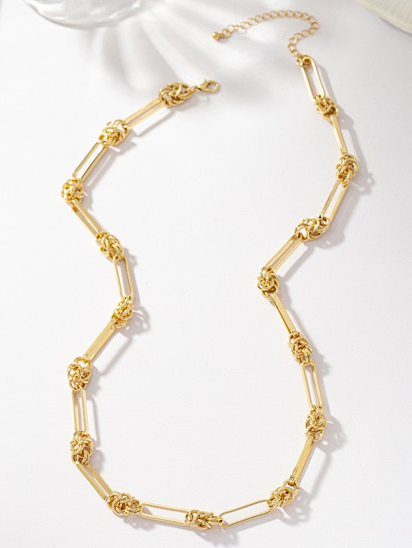 Sarafini Long Oval Link Chain Necklace