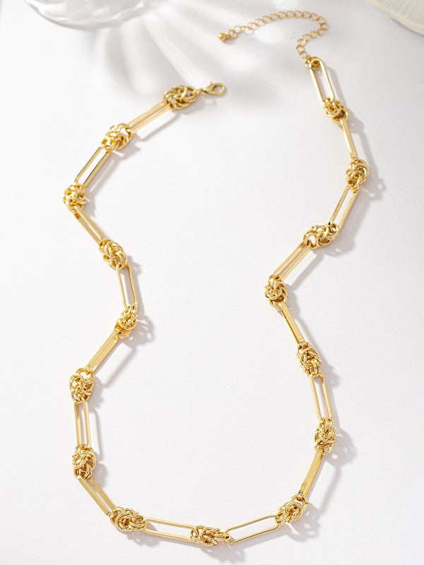 *Sarafini Long Oval Link Chain Necklace