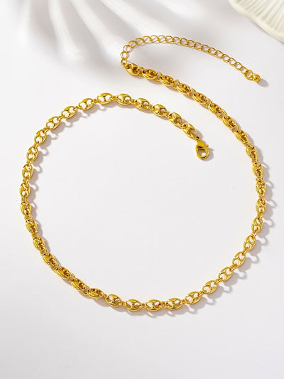 Allan 8mm Brass Marina Chain Necklace
