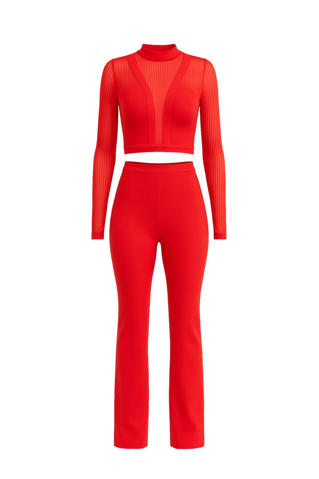 Margaux Red Bandage Leggings Set