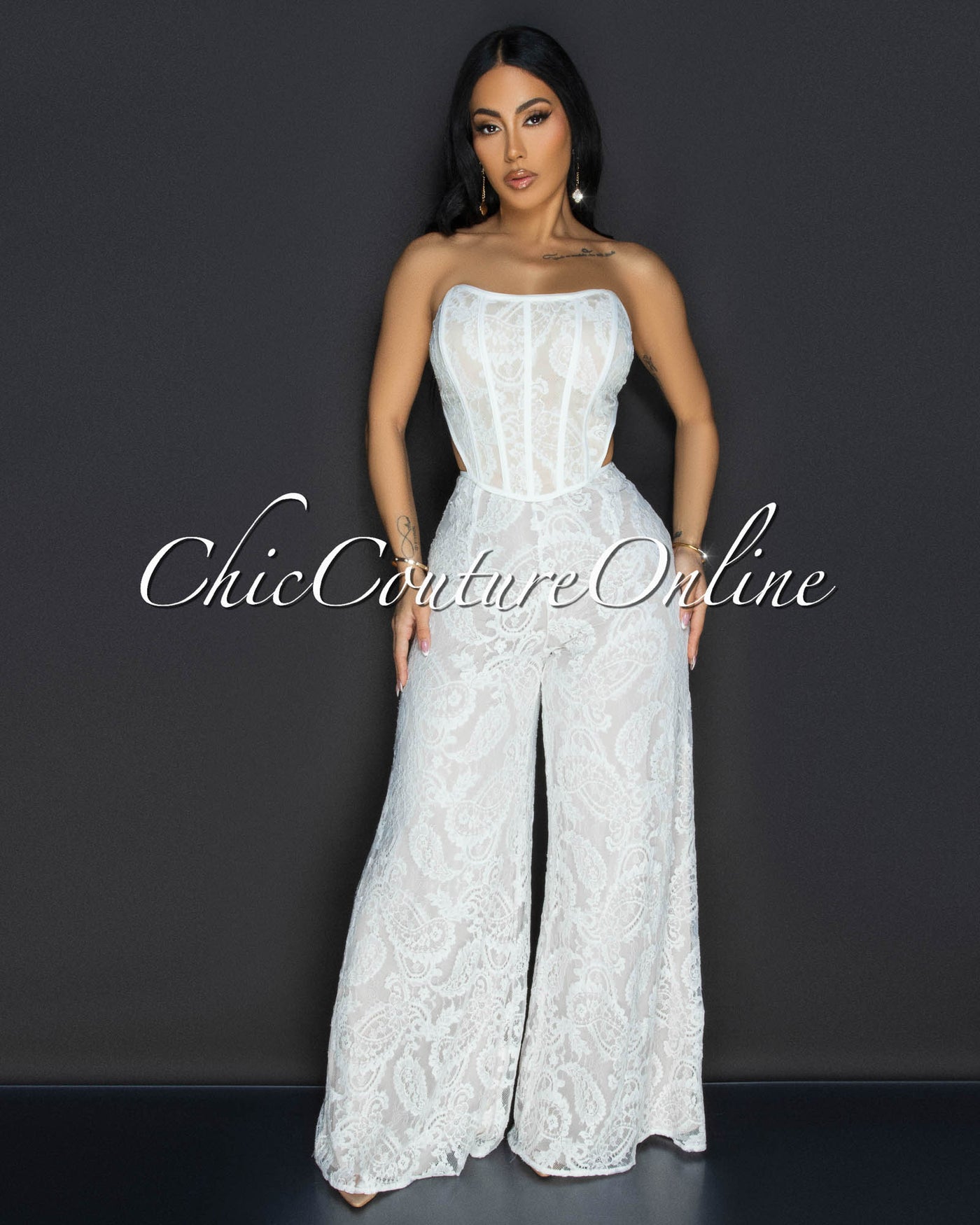 Chic couture online jumpsuit online