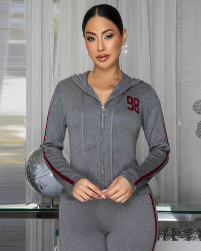 Hayden "98" Grey Red Trim Track Set