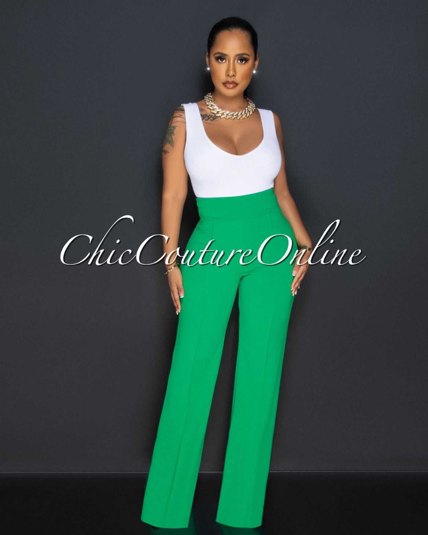 Buy West-line Women Plain Green Trouser Online in Pakistan On Clicky.pk at  Lowest Prices | Cash On Delivery All Over the Pakistan