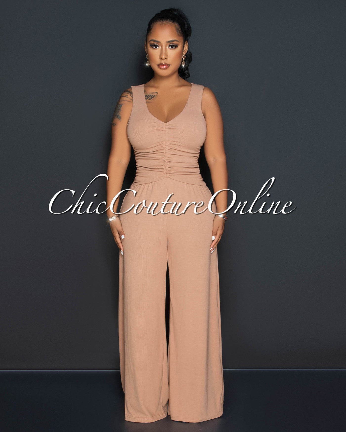 Chic couture online jumpsuit online