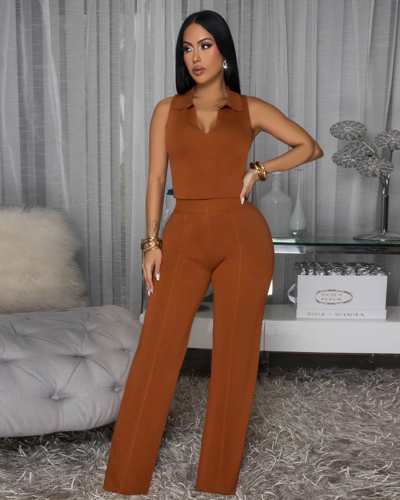 Zara Sienna Knit Pants Set (10/9/2025)