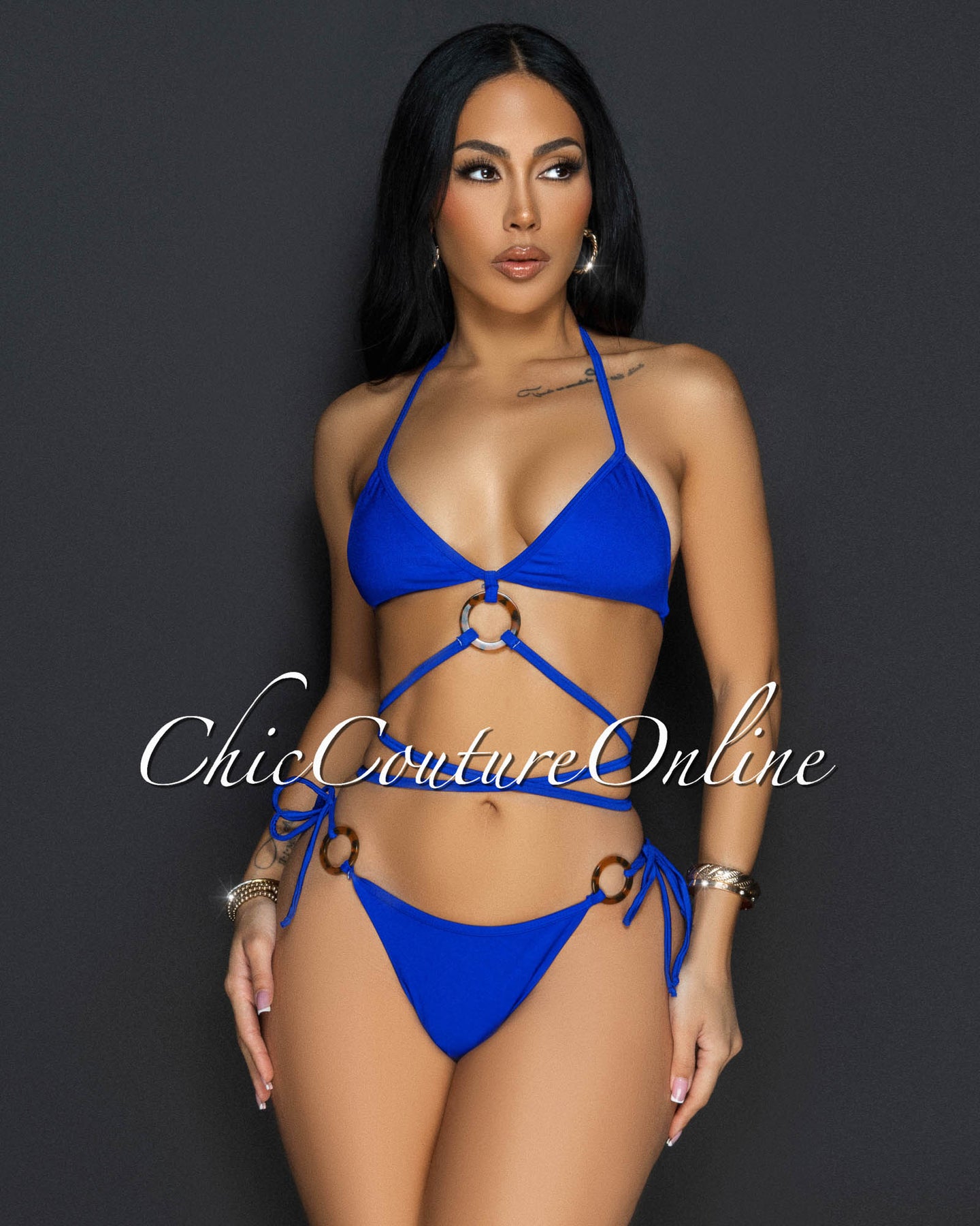 Yunis Strappy Two Piece Swimsuit