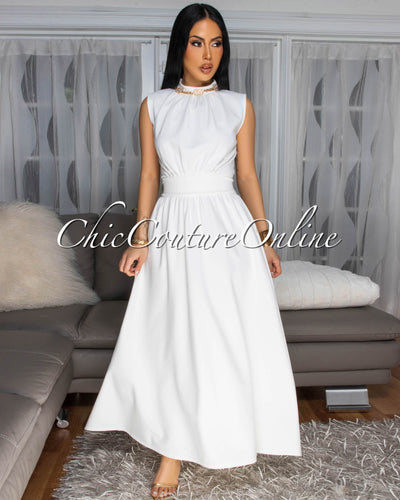 Phaedra Off-White LUXE Skirt Set