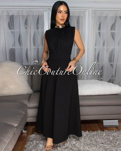 Phaedra Black LUXE Skirt Set