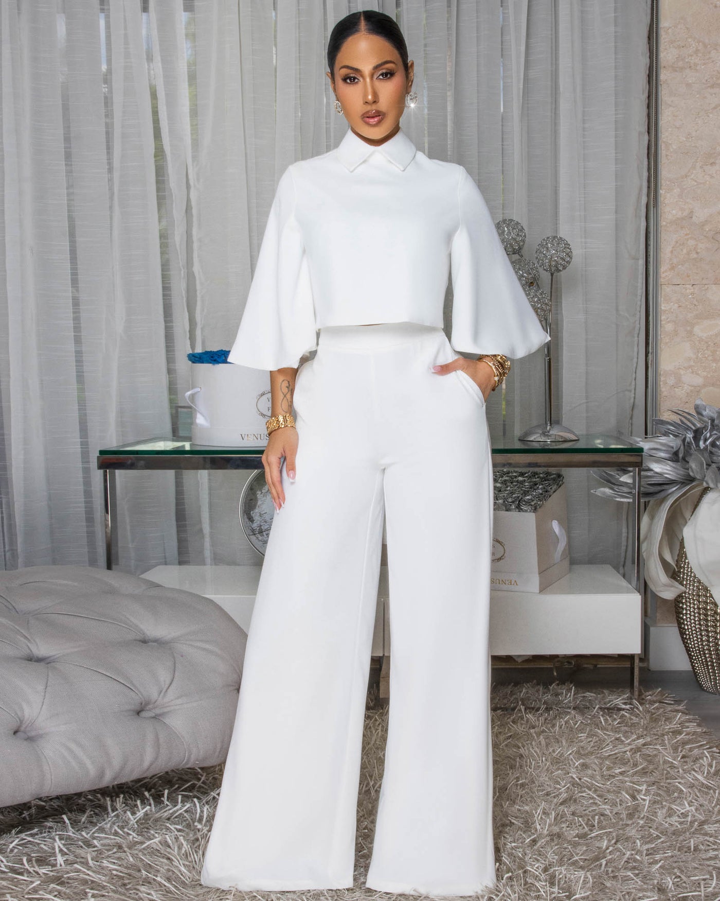 Gillmore Off-White Pants Set (7/2025)
