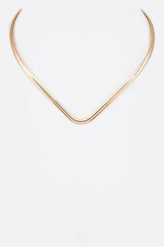 *Tayla Gold Collar Necklace