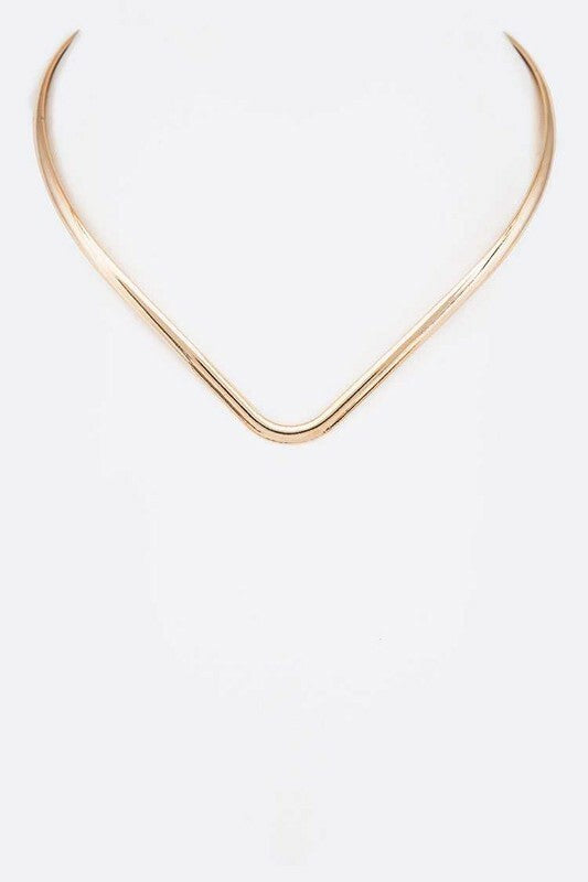 Tayla Gold Collar Necklace