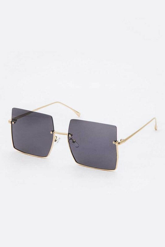 *Jeremy Black Square Sunglasses