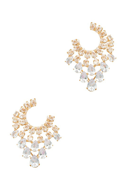 Klara Crystal Stud Earring