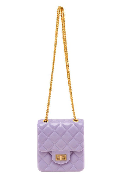Eddy Red Diamond Quilted Pattern Square Small Jelly Bag