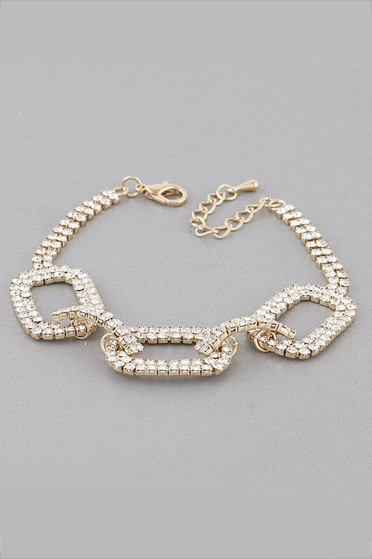 Mariana Triple Link Chain Bracelet