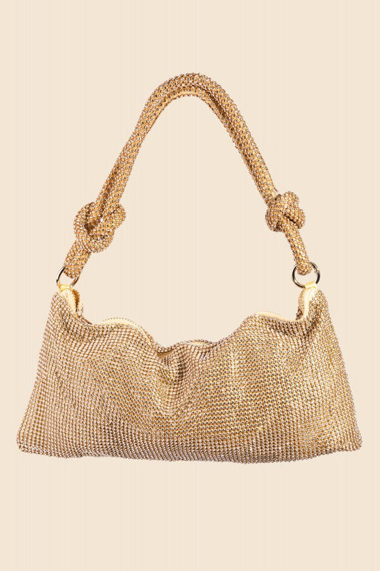 Stefani Gold Rhinestone Bag