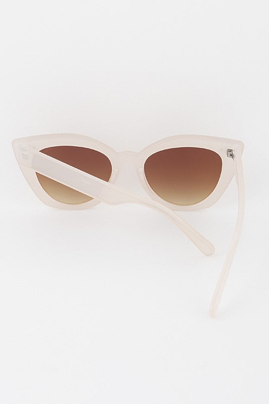 Serena Blush Bolted Cateye Sunglasses