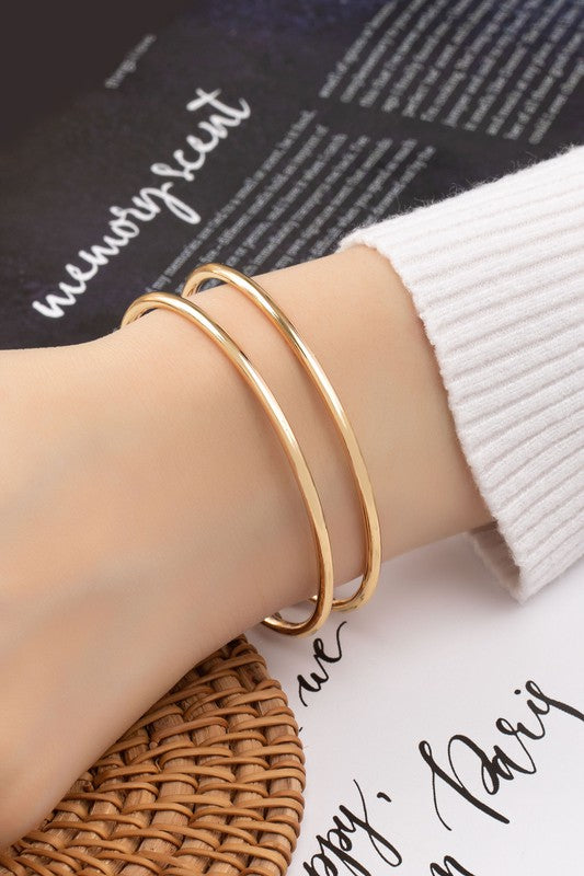Kayla Safety Pin Cuff Bracelet