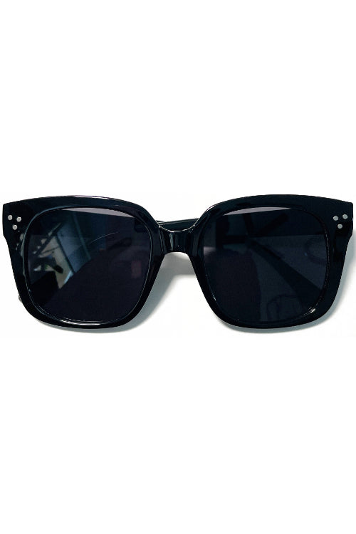 Sima Black Oversize Sunglasses