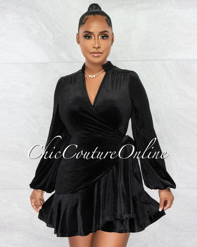 Chic Couture Online Suerte Off-White Dramatic Ruffle Tulle Sleeves