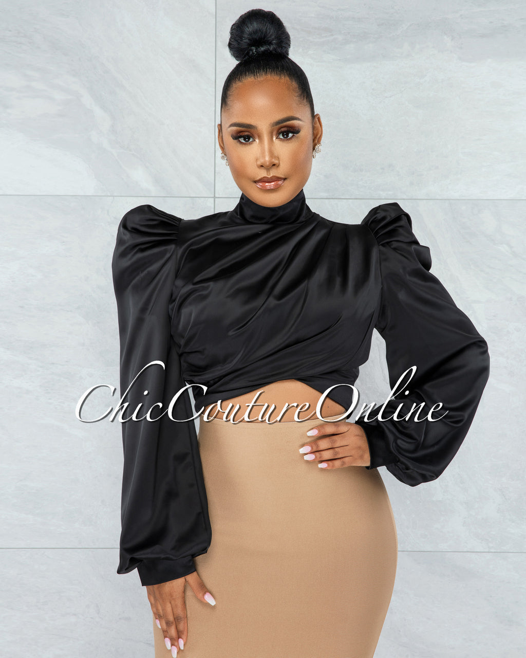 Karishma Luxe Satin Blouse