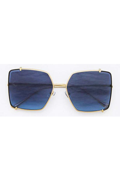 Alya Blue Big Frame Sunglasses
