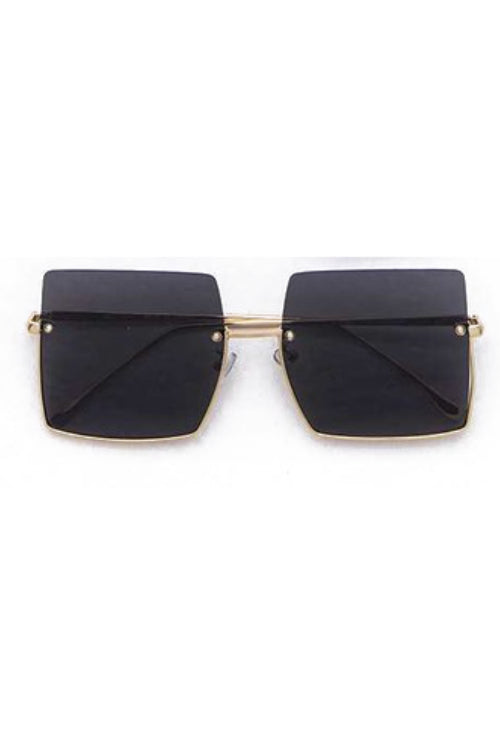 *Jeremy Black Square Sunglasses
