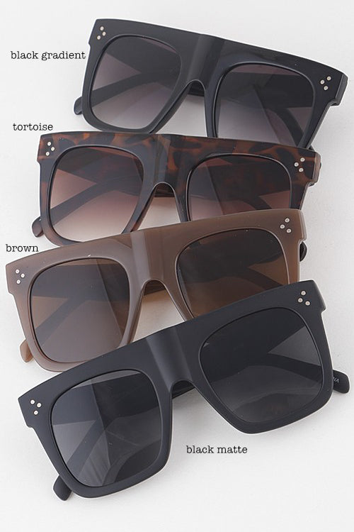 Tilly Matte Black Sunglasses