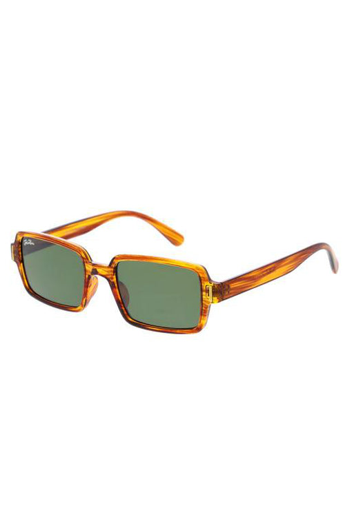 *Cassie Tortoise Rectangular Sunglasses