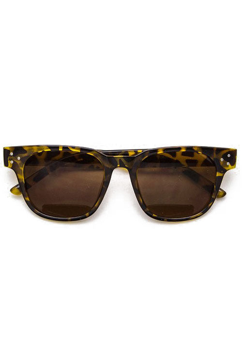 *Rosy Tortoise Wayfarer Studded Sunglasses